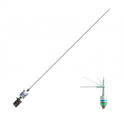 Antena VHF Shakespeare 5247-A Varilla Retráctil 0,9 m 4,5m cable