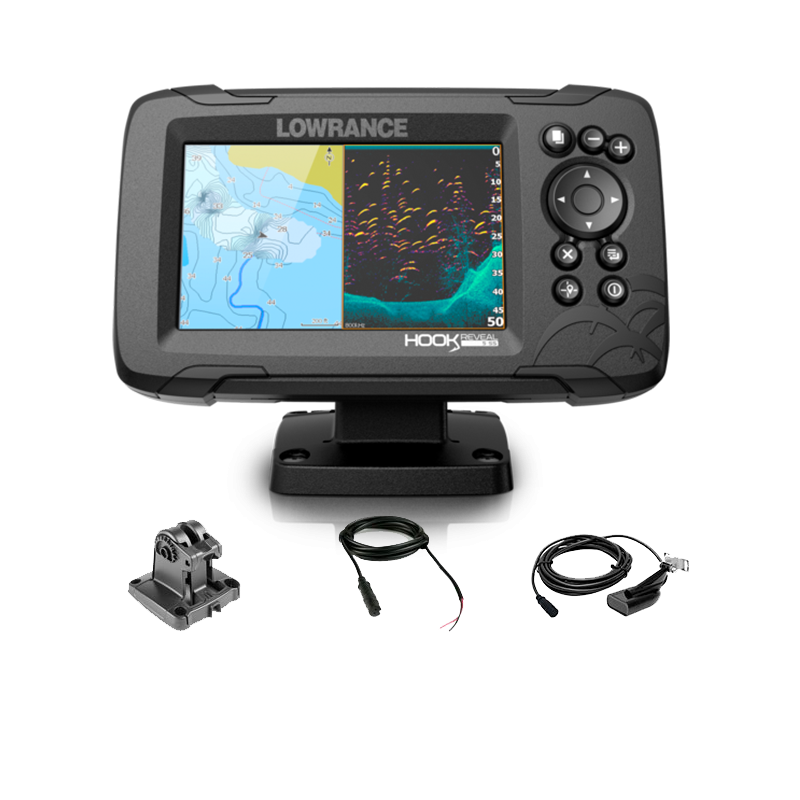 Lowrance HOOK Reveal 9 Transductor HDI 83/200 CHIRP/Downscan.