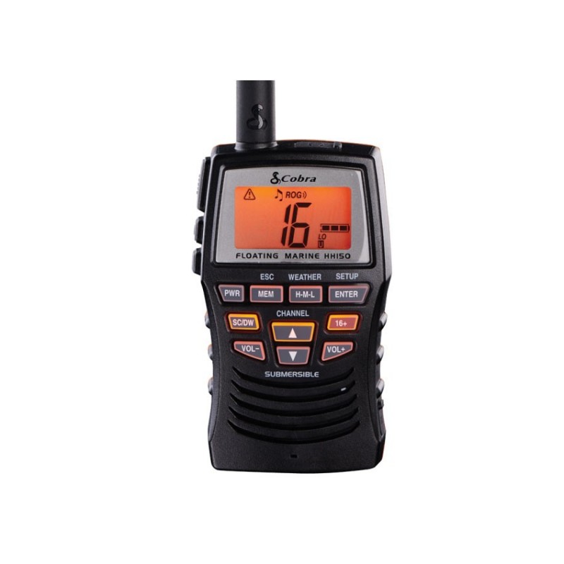 cristiandad Comprimido Recuento Cobra MR HH 150【Emisora VHF portátil】- GPS Náutico®