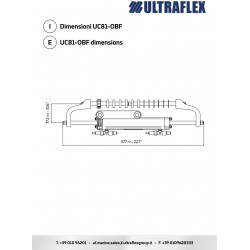 Kit Direccion Hidraulica Fueraborda Ultraflex hasta 115HP
