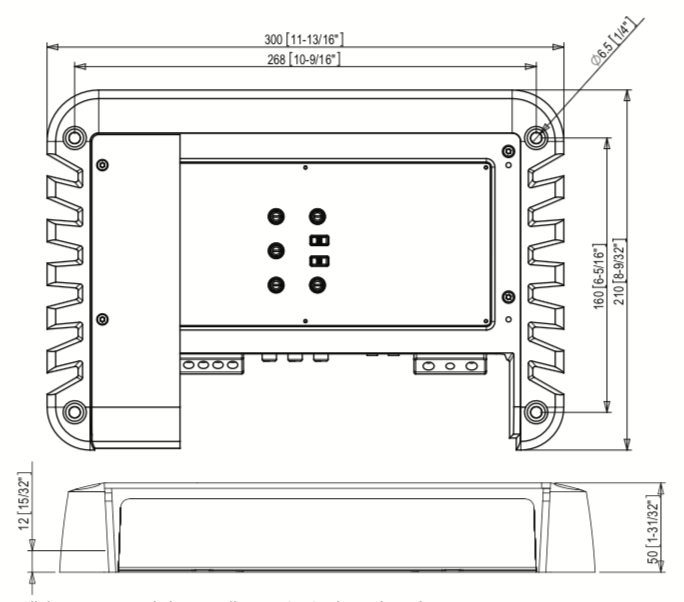 Dimensiones amplificador signature